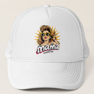 Gorra De Camionero Retro mamá pop Art 1 personalizado