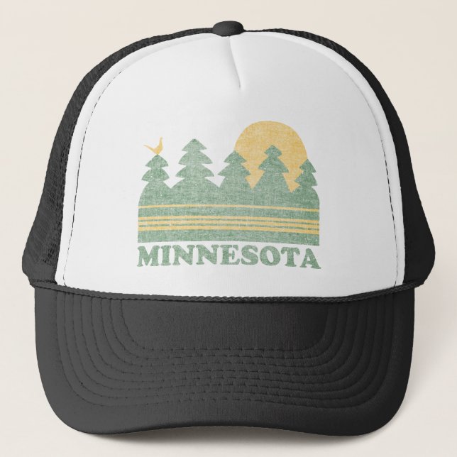 Gorra De Camionero Retro Minnesota (Anverso)