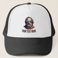 Retro Philosopher Bust - Texto Personalizado