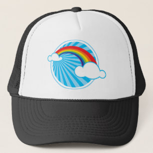 GORRA DE CAMIONERO RETRO RAINBOW