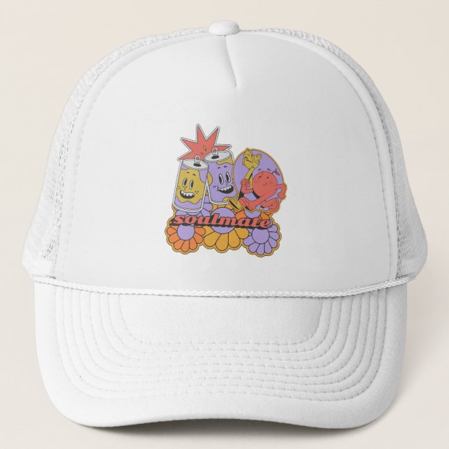 Gorra De Camionero Retro soulmate 80 (Anverso)
