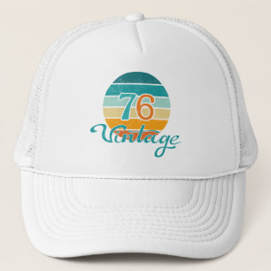 Gorra De Camionero Retro Sunset 76 Vintage Distressed
