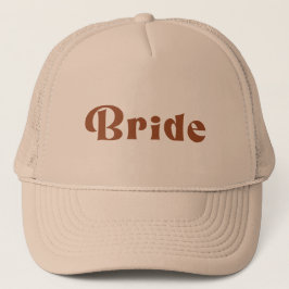 Gorra De Camionero Retro Terracotta Bride
