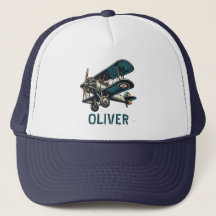 Retro Vintage Clásico Biplano Personalizado