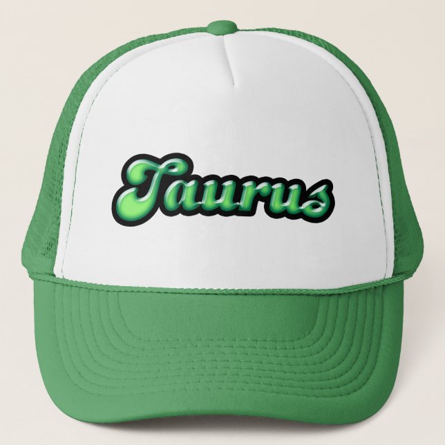 Gorra De Camionero Retro Zodiac Taurus (Anverso)