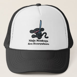 Gorra De Camionero Retroceso negro de Ninja