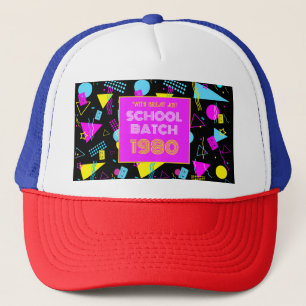 Gorra De Camionero Reunión de Clase Retro Escuela Estilo 80's
