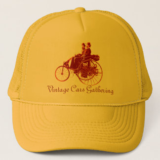 Gorra De Camionero Reunión de coches de época, marrón