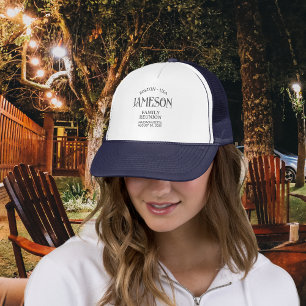 Gorra De Camionero Reunión de familia de guiones de arte clásico pers