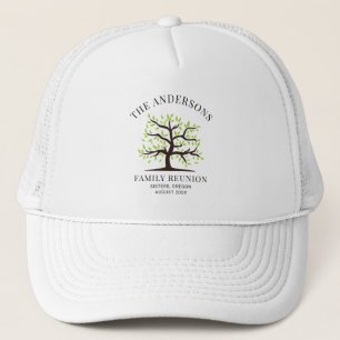 Gorra De Camionero Reunión Familiar Árbol Genealógico Personalizado P