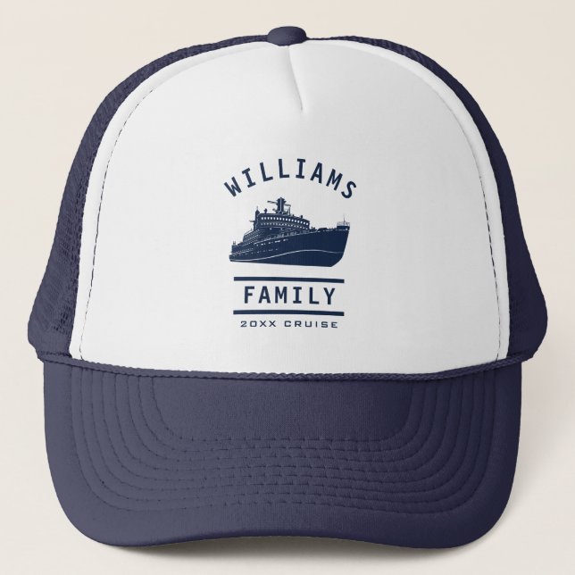 Gorra De Camionero Reunión Familiar Divertida Vacaciones de Verano Cr (Anverso)