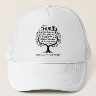 Gorra De Camionero Reunión familiar linda agregar nombre 