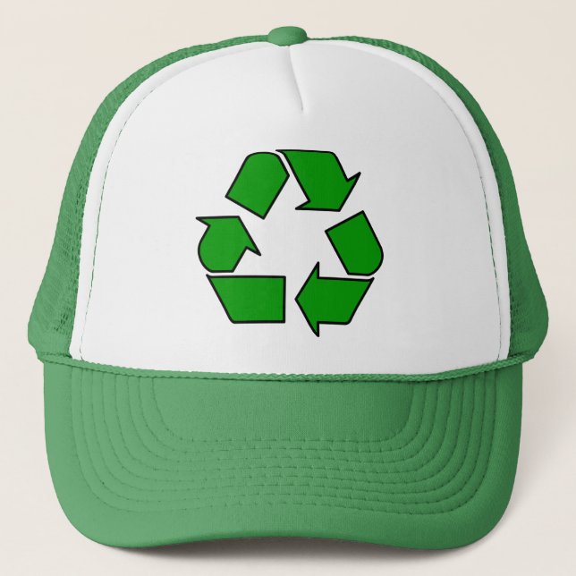 Gorra De Camionero Reutilizar y reciclar (Anverso)