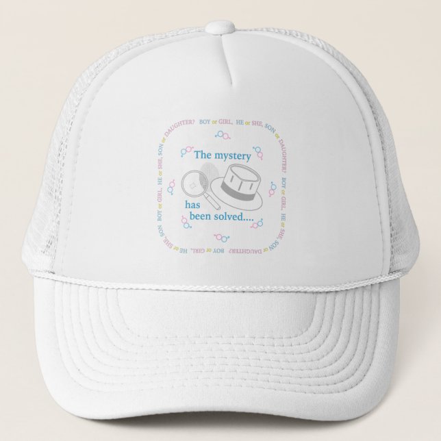 Gorra De Camionero Revelación de género (Anverso)
