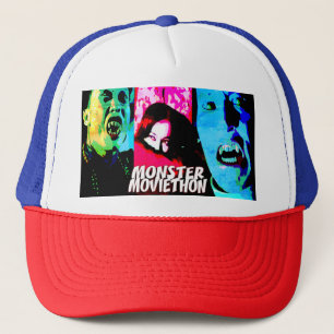 Gorra De Camionero Revertido Monster Moviethon Vampire Triptych