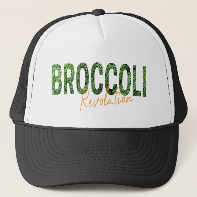 Gorra De Camionero Revolución de brócoli Vegetales Vegetales y vegeta (Anverso)