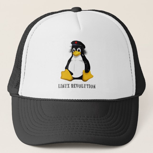 Gorra De Camionero Revolución de Linux (Anverso)