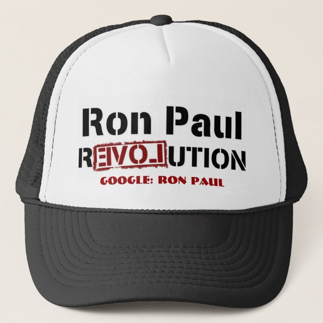 Gorra De Camionero Revolución de Ron Paul (Anverso)