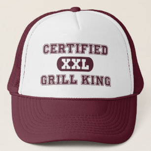 Gorra De Camionero Rey certificado de la parrilla