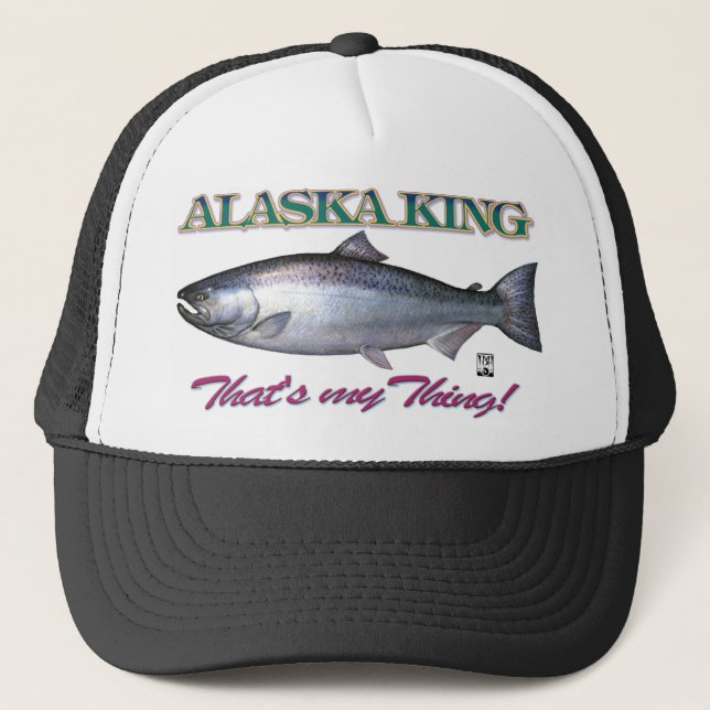 Gorra De Camionero ¡Rey de Alaska que es mi cosa! (Anverso)