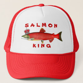 Gorra De Camionero Rey de color salmón