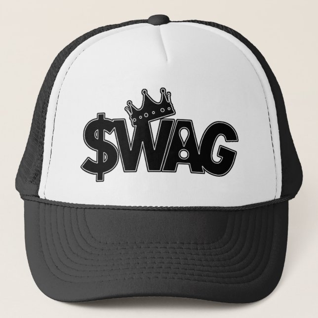 Gorra De Camionero ¡Rey de la élite del Swag! (Anverso)
