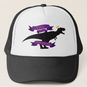 Gorra De Camionero Rey de los dinosaurios
