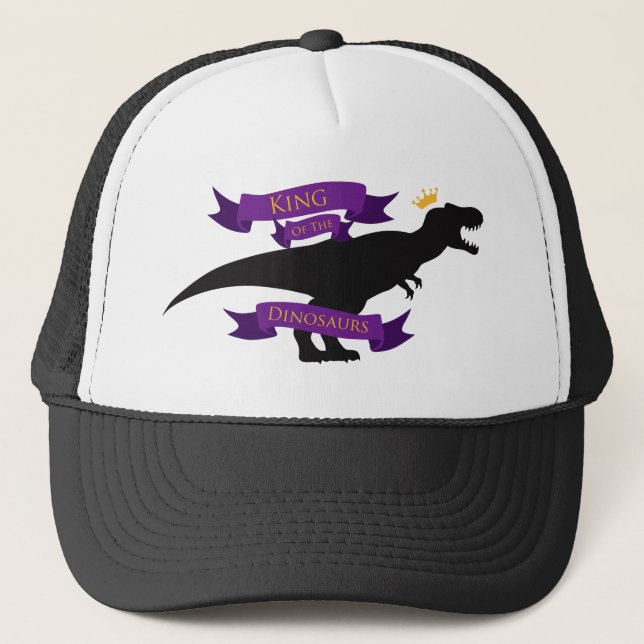 Gorra De Camionero Rey de los dinosaurios (Anverso)