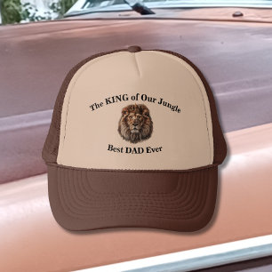 Gorra De Camionero Rey De Nuestra Jungla Mejor Papá Del Mundo