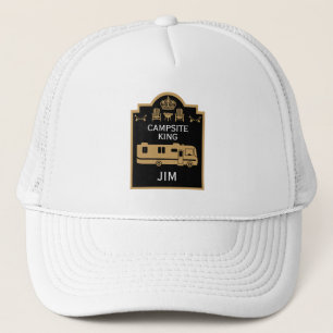 Gorra De Camionero Rey del camping de RV EE. UU.