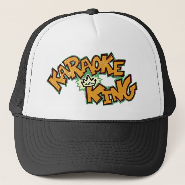 Gorra De Camionero ¡REY del Karaoke! (Anverso)
