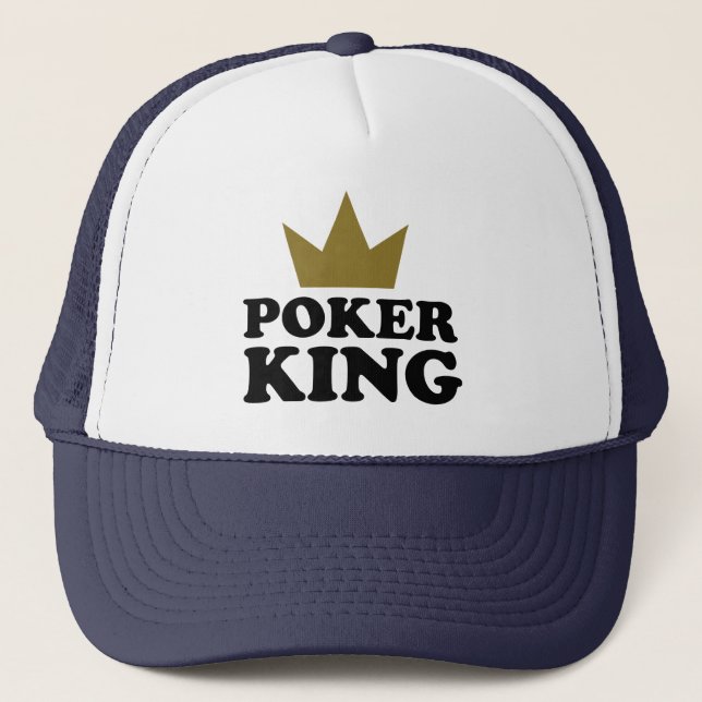 Gorra De Camionero Rey del póker (Anverso)