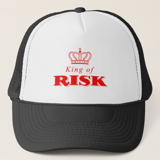 Gorra De Camionero Rey del riesgo (Anverso)