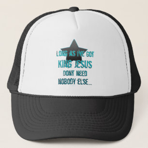 Gorra De Camionero Rey Jesús Cap