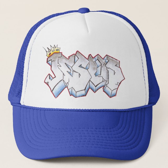 Gorra De Camionero Rey Jesús Hat (Anverso)