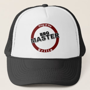Gorra De Camionero Rey maestro de parrilladas de la parrilla