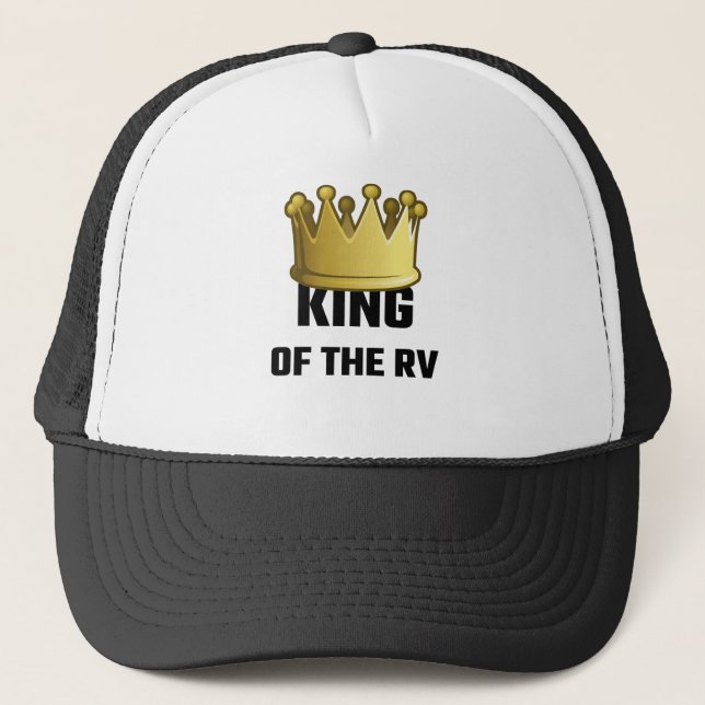 Gorra De Camionero Rey Of The RV (Anverso)