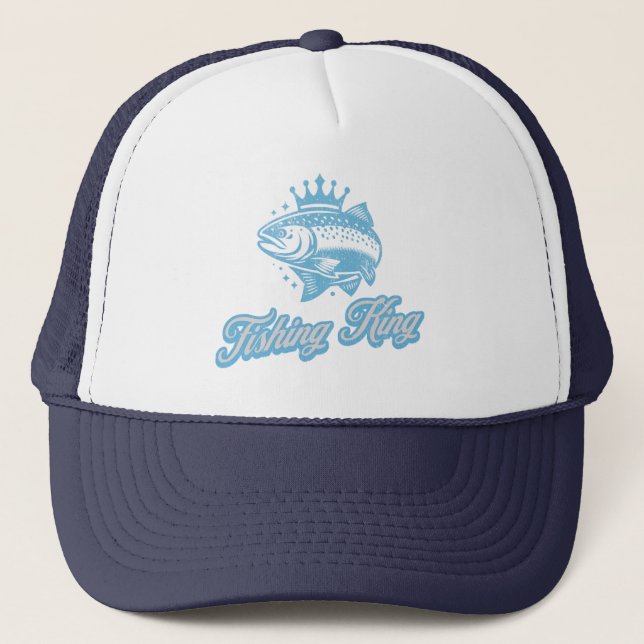 Gorra De Camionero Rey pescador (Anverso)