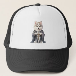 Gorra De Camionero Rey sacerdote Perro Husky Siberiano