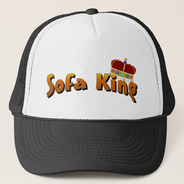 Gorra De Camionero Rey teleadicto del sofá (Anverso)