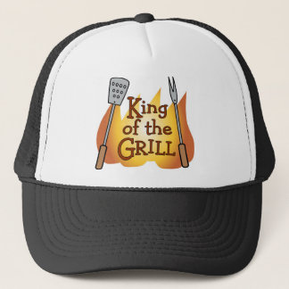 Gorra De Camionero Rey Trucker Hat del Bbq