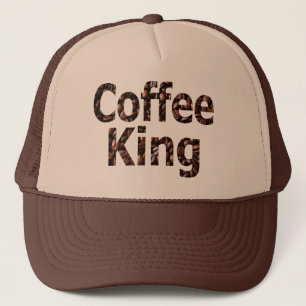Gorra De Camionero Rey Truckers Style Hat del café