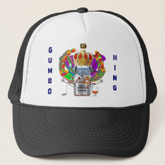Gorra De Camionero Rey View Hints del Gumbo del carnaval por favor