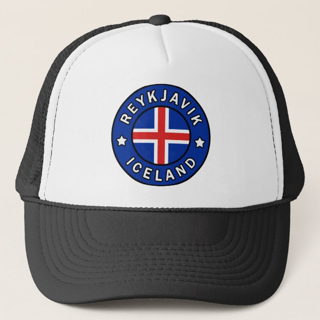 Gorra De Camionero Reykjavik Islandia (Anverso)