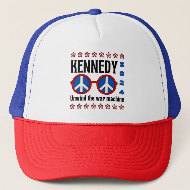 Gorra De Camionero RFK Jr Kennedy '24 "Desenrollar la máquina de la g (Anverso)