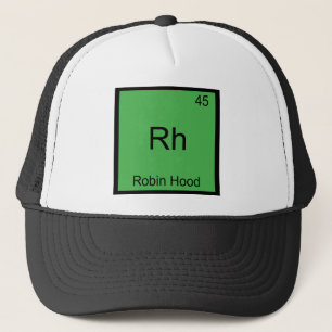 Gorra De Camionero Rh - Robin Hood Camiseta Divertida Símbolo Element