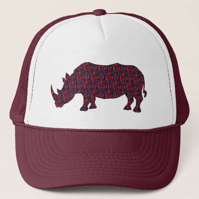 Gorra De Camionero Rhinoceroc africano (Anverso)