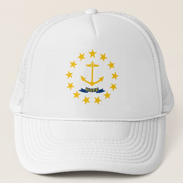 GORRA DE CAMIONERO RHODE ISLAND FLAG (Anverso)