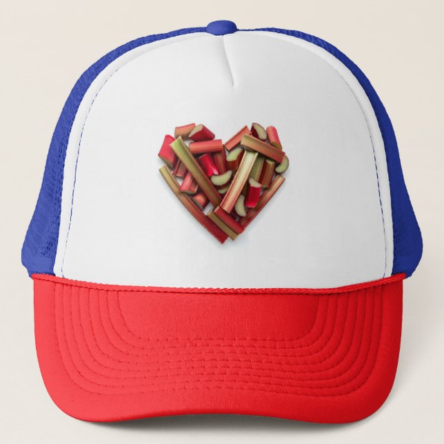 Gorra De Camionero Rhubarb Heart (Anverso)