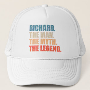 Gorra De Camionero Richard El Hombre El Mito La Leyenda